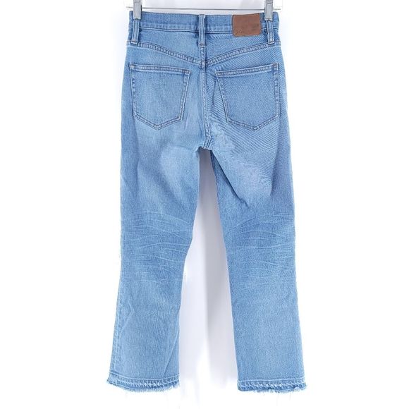 J. Crew Billie Denim Boot Crop Ripped Jeans - Picture 10 of 13